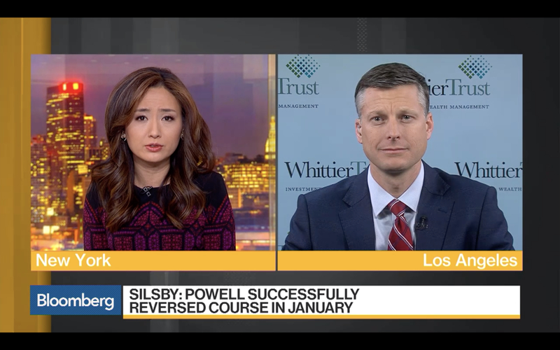 Bloomberg TV: Whittier Trust’s Caleb Silsby Says the Fed May Pause on Rates (2/13/19)