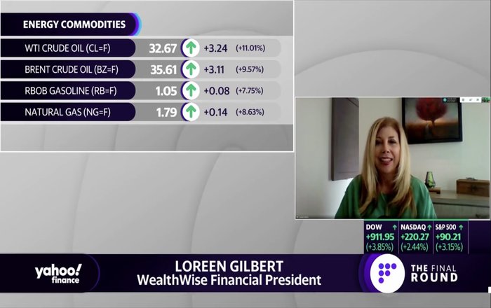 Loreen Gilbert on Yahoo! Finance: “Stock Picker’s Market”  (5/18/20)